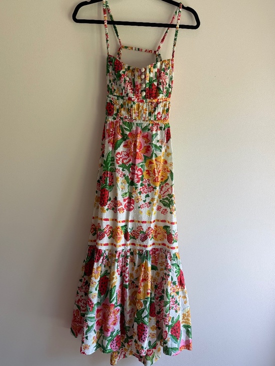 FARM Rio Dresses & Skirts - Farm Rio Cotton Floral Sketch Midi Dress | Small